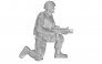 1/35 Kneeling Soldier , US Army Infantry Squad 2nd Division image 1