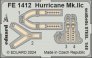 1/48 Hurricane Mk.IIc seatbelts STEEL HOBBYB