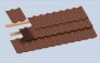 1/35 84 corrugated Roof tiles