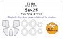 1/72 Sukhoi Su-25 masks