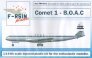 1/144 de Havilland Comet 1. Decals BOAC