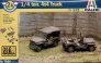 1/72 Willy Jeep Pack includes 2 snap together vehicles