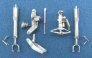 Scale Aircraft Conversions Harrier AV-8B 1/32 Trains d'atterriss
