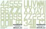 Colorado 1/32 Chiffres Code RAF Sky 48 pouces