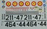 1/72 Decals F-5A Freedom Fighter Spain (ITAL) Pt.1 image 1