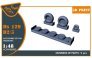 1/48 Hs 129B2/3 wheels set weighted for Takom
