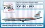 1/144 Convair 880 TWA, laser decals