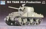 Trumpeter M4 Sherman Mid-Production Carro 1/72