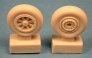 1/48P-47N Thunderbolt Wheels, Block Tread