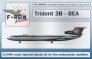 1/144 Trident 3B - BEA - silk-screened decals.