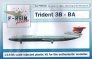 1/144 Trident 3B - British Airways - laser-printed decals with w
