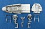 Carrelli d'atterraggio metallo B-26 Marauder 1/72 Eduard