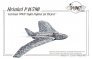 Planet 1/72 Heinkel P.1079B Modello Aereo
