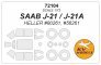 1/72 Saab J-21 / J-21A mask for Heller