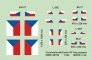 D�calcomanies Insigne Force A�rienne Tch�coslovaque 1/144 image 1