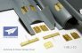 1/48 Chengdu J-10 air brake and nose wheel door (Trumpeter) image 1