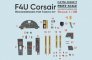 1/48 Instrument panel Vought F-4U Corsair for Tamiya