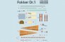 Print Scale 1/48 Panneau Instruments Fokker Dr.I Eduard image 1