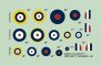 1/144 Supermarine Spitfire roundels & fin flashes, Pt.1