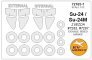 1/72 Sukhoi Su-24 Double-sided and wheels masks