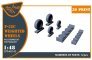 Clear Prop 1/48 F-35C Ensemble de roues