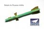 1/72 Details of Russian AAMs (Hasegawa)