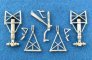 Italeri YB-49 Flying Wing Train d'atterrissage m�tal 1/72