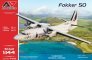 A&A Models Fokker 50 Avion r�gional EC-GBH 1/144