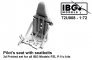 1/72 PZL P.11c Pilots seat with seatbelts