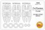 1/72 McDonnell F-4 Phantom double sided masks