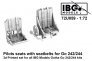 1/72 Pilots seats for Go 242/244