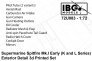 IBG Models 1/72 Spitfire Mk.I Early K & L D�tails Ext�rieurs