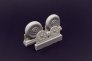 1/48 F4U Corsair Ribbed Thread Wheels set image 1