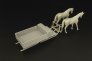 1/35 HS-3 Schlitten 500kg with 2 horses image 2