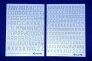 1/48 RAF Code Letters Sky serial numbers image 1