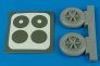 1/32 Aires Upgrade set: Bf 109E wheels