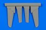 1/72 Mikoyan MiG-15/MiG-15bis control surfaces (for Eduard)