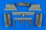 1/48 Saab Jas-39 Gripen wheel bay (for Kitty Hawk)
