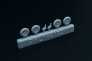 1/144 Bf-109 A-E wheel set
