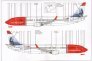 1/72 Scale Norwegian Boeing 737-800 LN-DYD H.C.ANDERSEN image 3