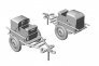 1/144 Anlasswagen Luftwaffe Aircraft Starter Cart 2pcs image 3