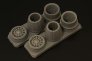1/72 F/A-18 E/F engine nozzles set