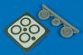 1/48 MiG-17 Fresco wheels & paint masks (HOBBYB)