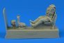 1/32 Luftwaffe Pilot for Messerschmitt Bf-109 with seat