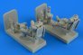 1/48 Luftwaffe Pilot & Operator with seats Me-262B-1A