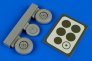 1/48 Me 262A/B wheels & paint masks image 1