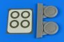1/48 Gloster Gladiator wheels & paint masks image 1