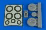 1/48 Do 217 wheels & paint masks