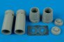 Aires Upgrade set  F/A-18C exhaust nozzles  closed  1/72