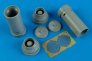 1/72 Grumman F-14A Tomcat exhaust nozzles  closed (Hobby Boss)